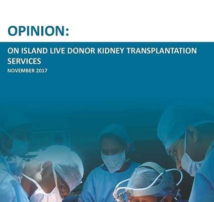 On Island Live Donor Kidney Transplantation Services